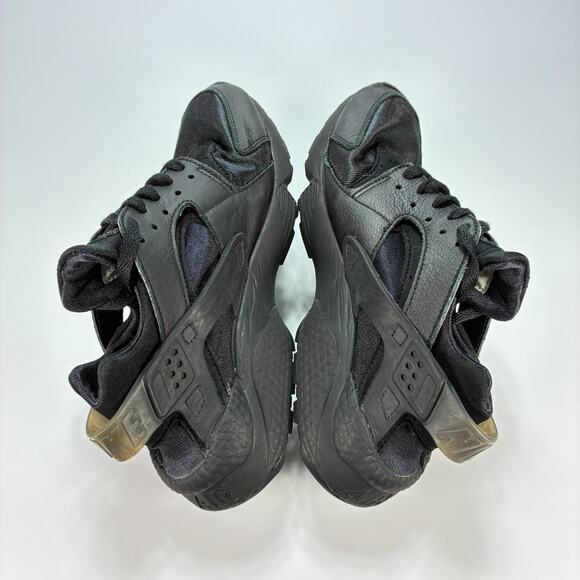 Nike Air Huarache Black Lightweight Lace Up Running Shoes DH4439-001 Womens Sz 9 - Picture 7 of 12